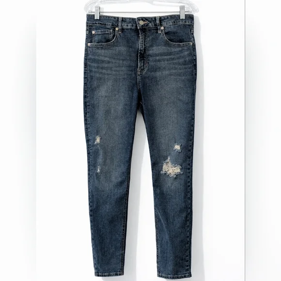 Gap Sky High Universal Legging Jeans High Rise Distressed Size 12/31R - Picture 1 of 7